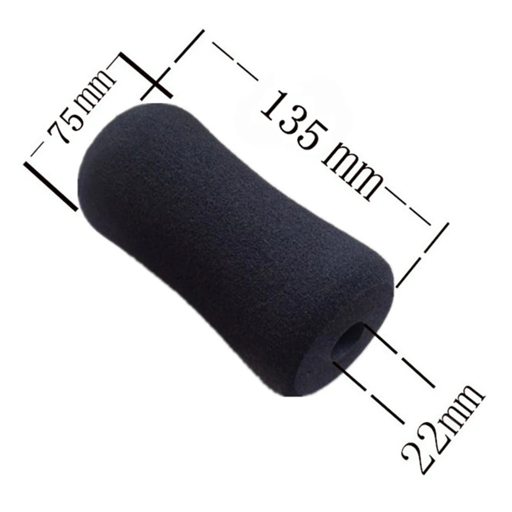 2 PCS Foot Foam Pads Black Foam Rollers Replacement for Leg Extension for Weight Bench Home Bench and Gym Workout Machines