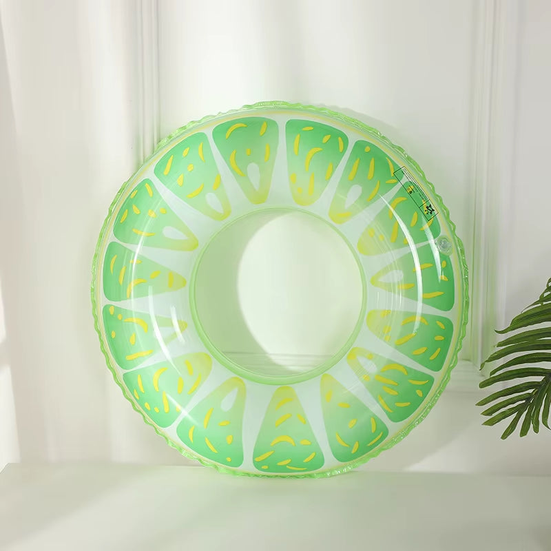 Swimming Ring Fruit Styling Adult Swimming Ring Summer Swimming Essential Supplies Beach Pool Floatation Ring without Pump