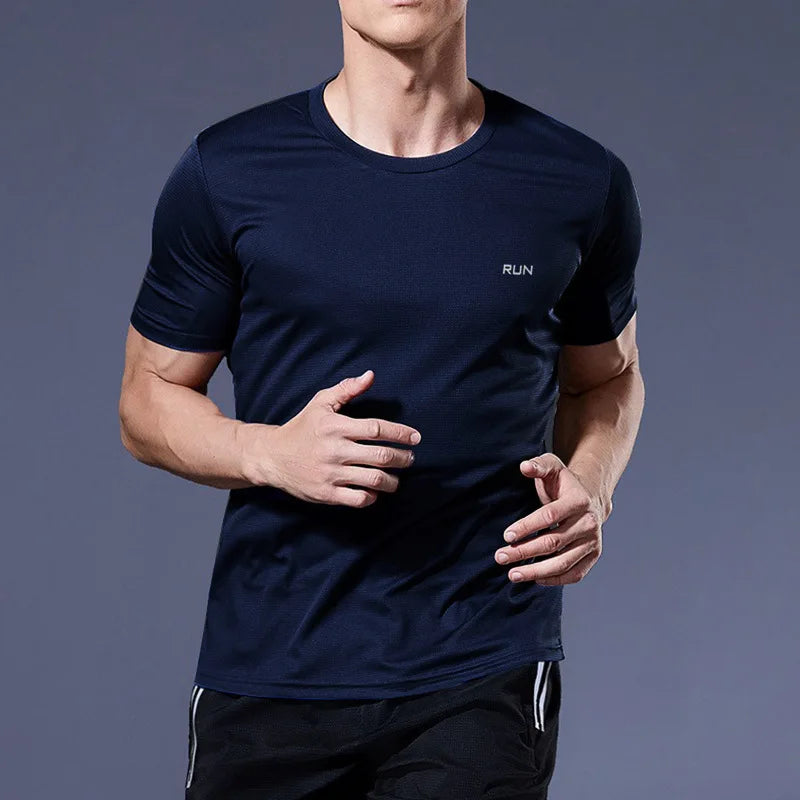 Running Shirts Soccer Shirts Men'S Jersey Sportswear Mens Jogging T-Shirts Quick Dry Compression Sport T-Shirt Fitness Gym