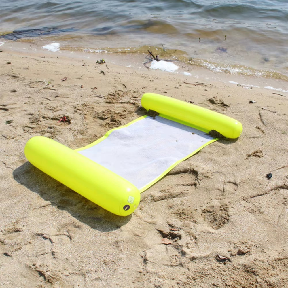 Water Hammock Recliner Inflatable Floating Swimming Mattress Sea Swimming Ring Pool Party Toy Lounge Bed for Swimming