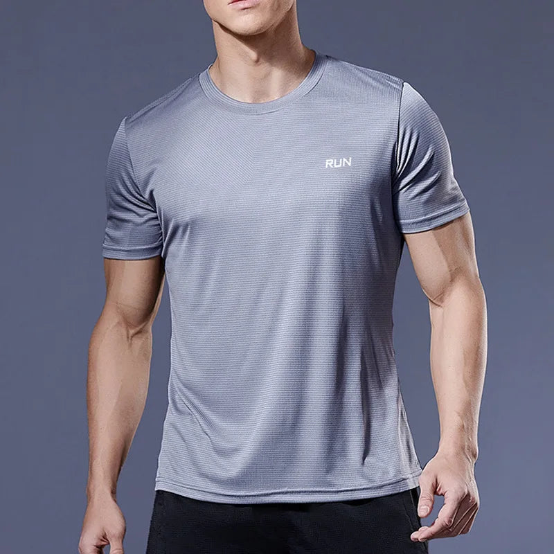 Running Shirts Soccer Shirts Men'S Jersey Sportswear Mens Jogging T-Shirts Quick Dry Compression Sport T-Shirt Fitness Gym