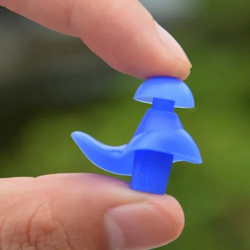 1 Pair Waterproof Swimming Ear Plugs Water Sports Swimming Diving Adult Waterproof Ear Protector Swimming Accessories
