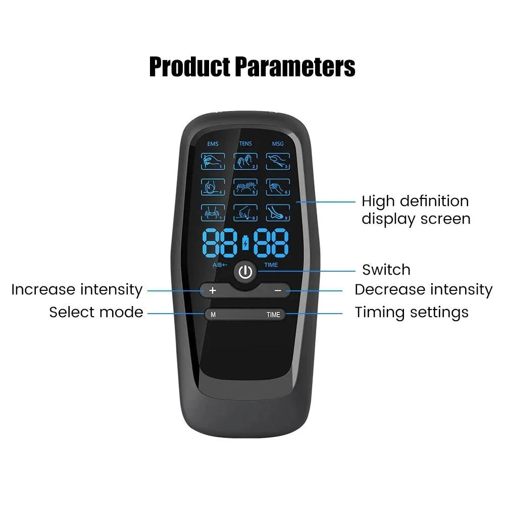 EMS Muscle Stimulator Pulse Acupuncture Relax Digital Therapy EMS Stimulator Pain Relief Body Massager Home Use