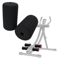 2 PCS Foot Foam Pads Black Foam Rollers Replacement for Leg Extension for Weight Bench Home Bench and Gym Workout Machines