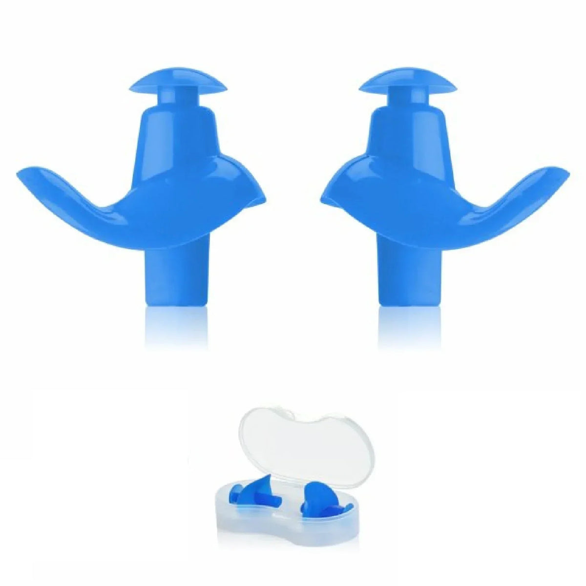 1 Pair Waterproof Swimming Ear Plugs Water Sports Swimming Diving Adult Waterproof Ear Protector Swimming Accessories
