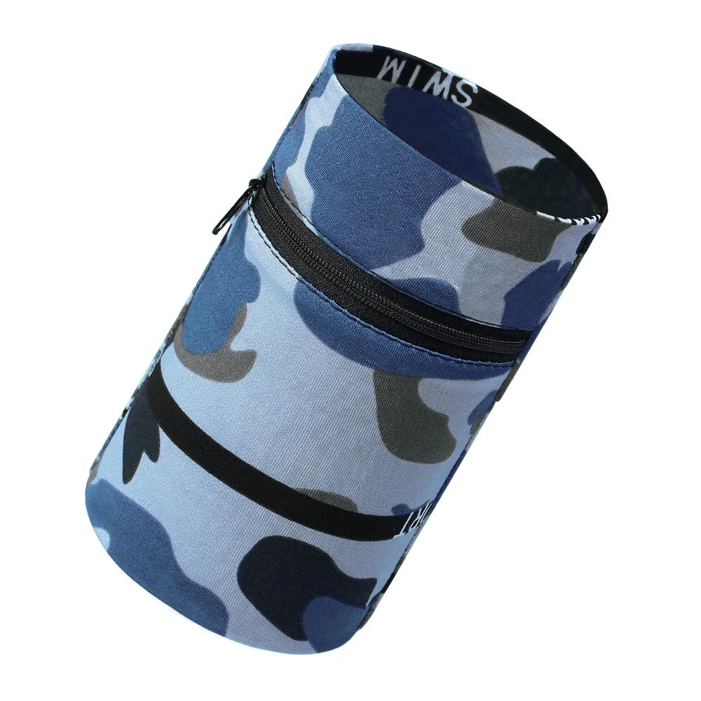 Badminton Tennis Sport Armband with Sweatproof Zipper Pocket Multi-Functional Gym Running Cycling Wrist Wallet for 4-6.5" Phones